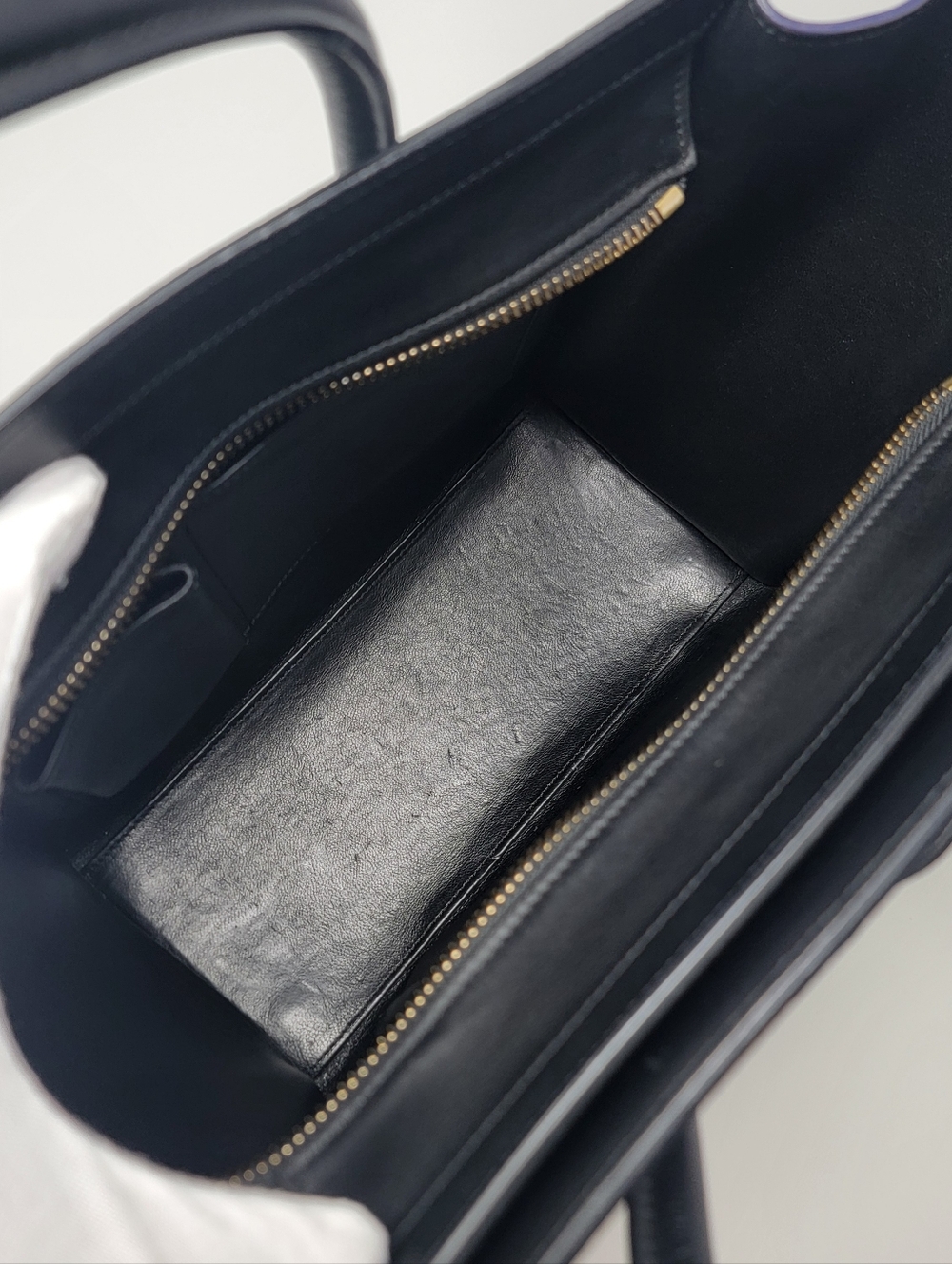 CELINE Micro Luggage Satchel Leather Calfskin Bag - Picture 7 of 13